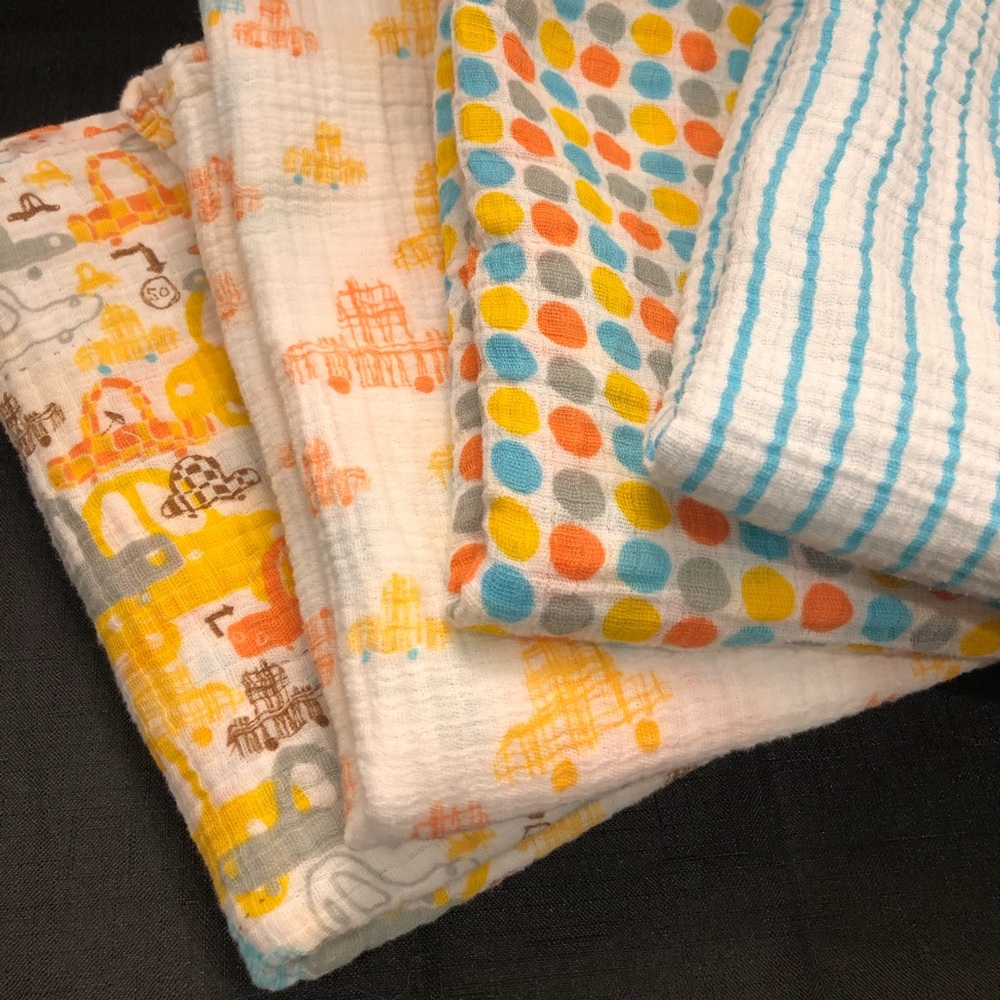 Aden+Anais Muslin Baby Swaddle Blankets